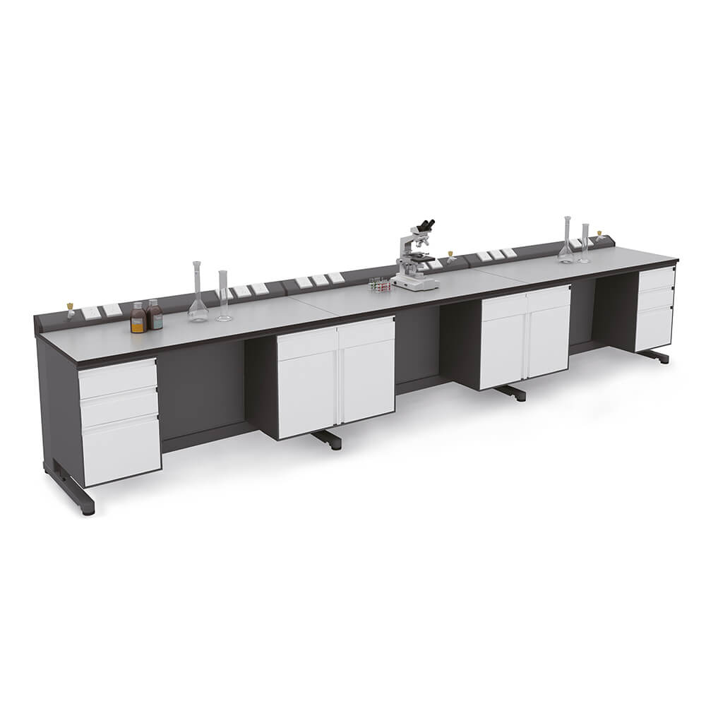 Laboratory Working Bench Table with Storage