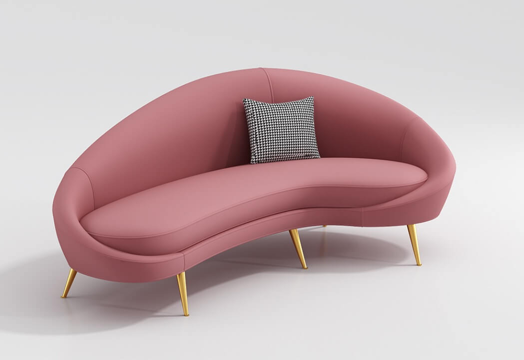 Comfortable Modular Leather Lounge Sofa