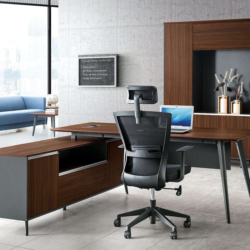 JIANGNAN LAMANDO Series Executive Desk | W2200*D2000*H750(mm) | W2000*D1800*H750(mm)