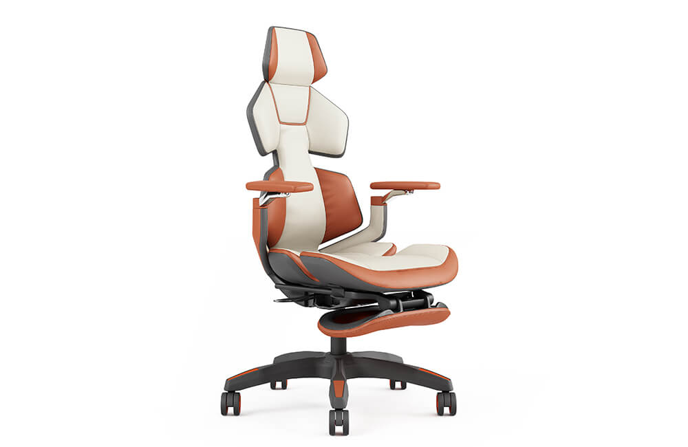 adjustable lumbar support office chair