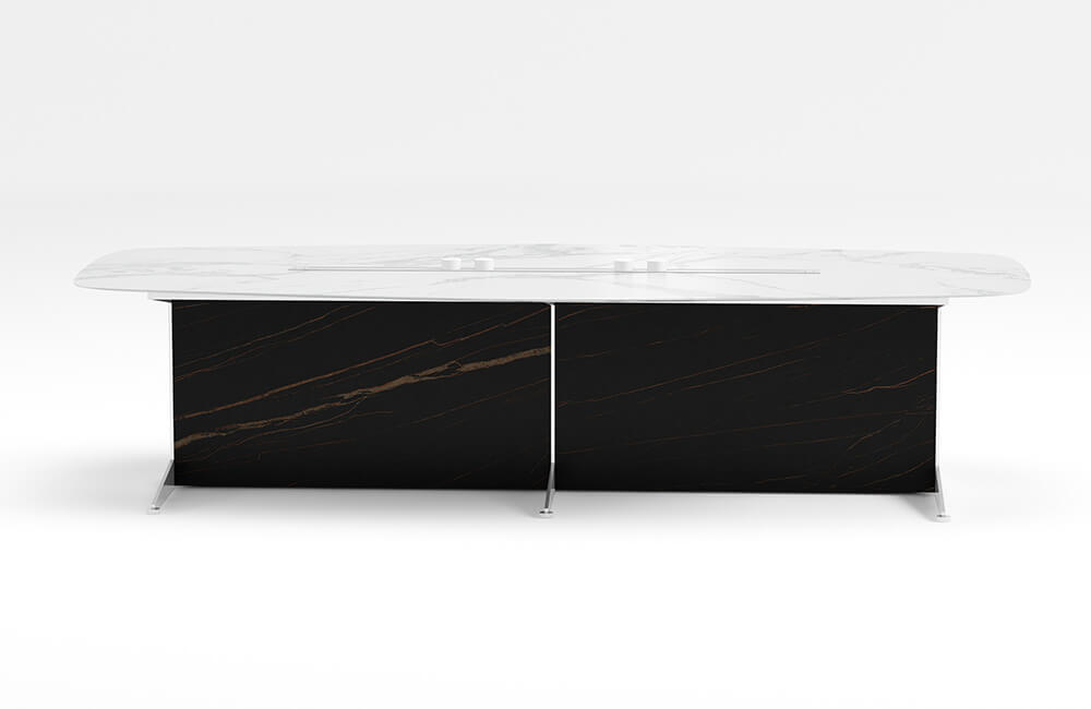 Custom Sintered Stone Meeting Table for Office