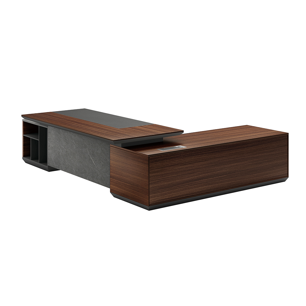 Office Furniture L Shaped Desk with Hutch
